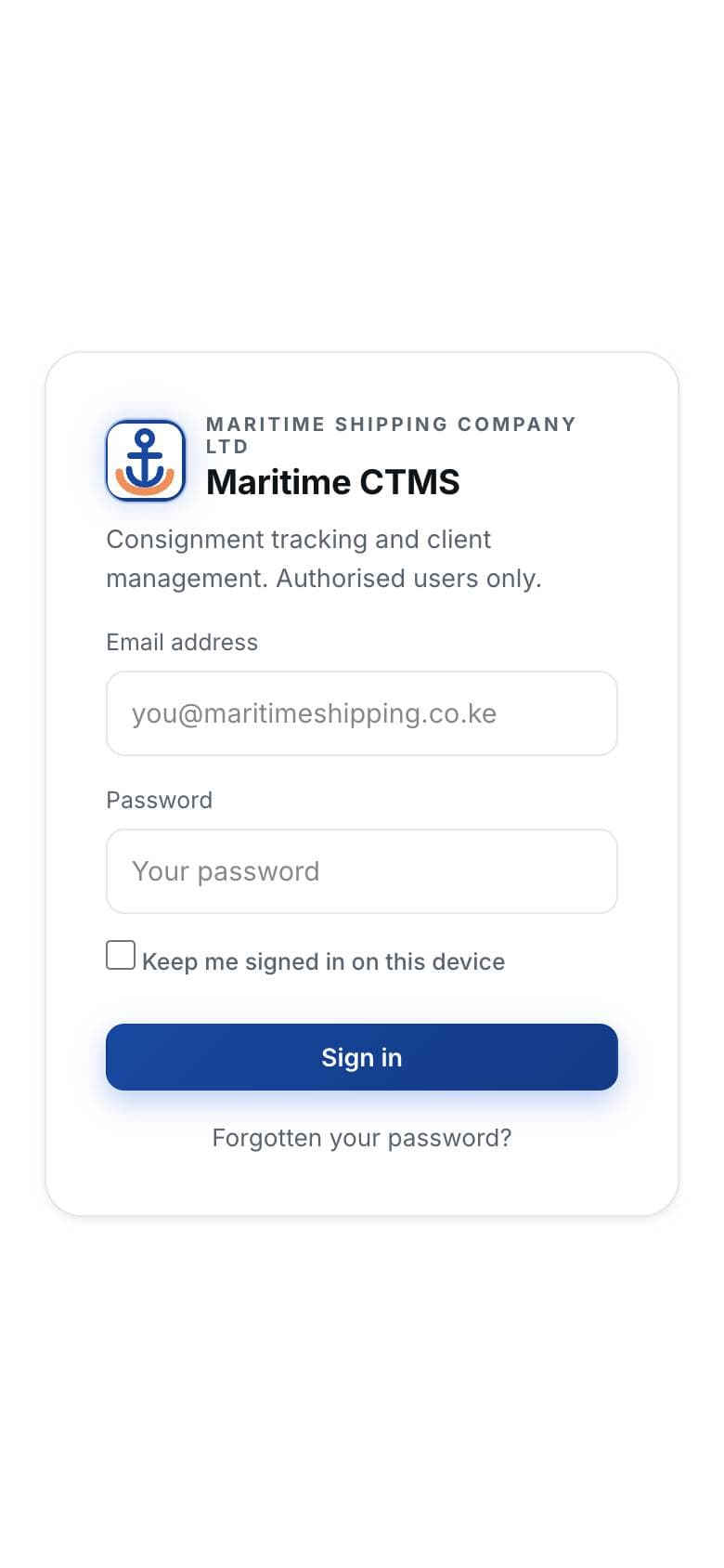 ctms.coteug.com on a phone